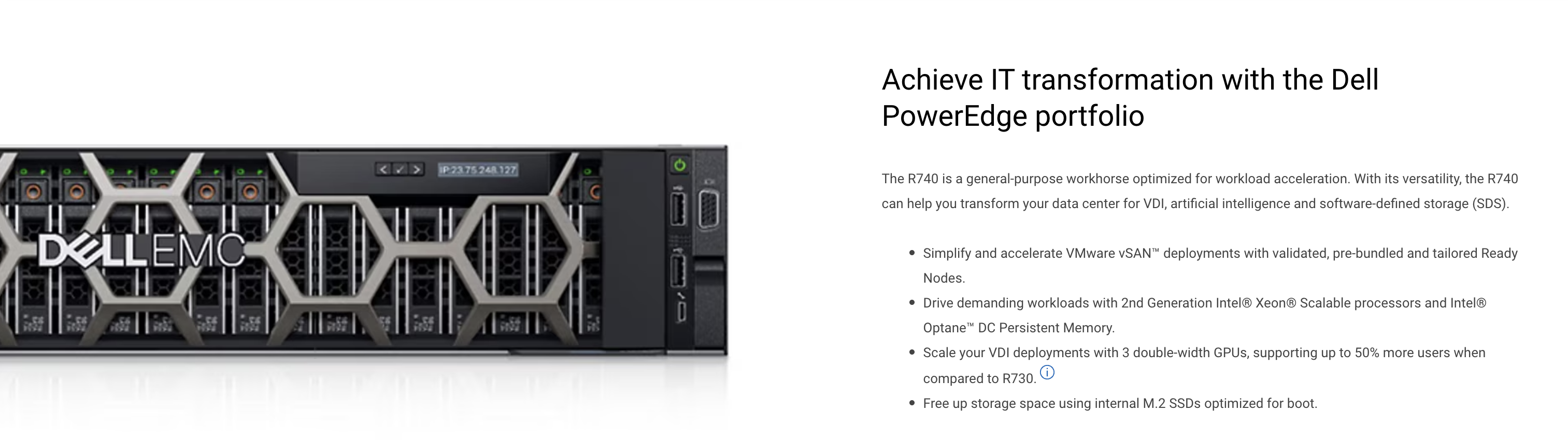 Dell EMC PowerEdge R740 2U Rack Servers - Fengtengda Technology Co., Ltd